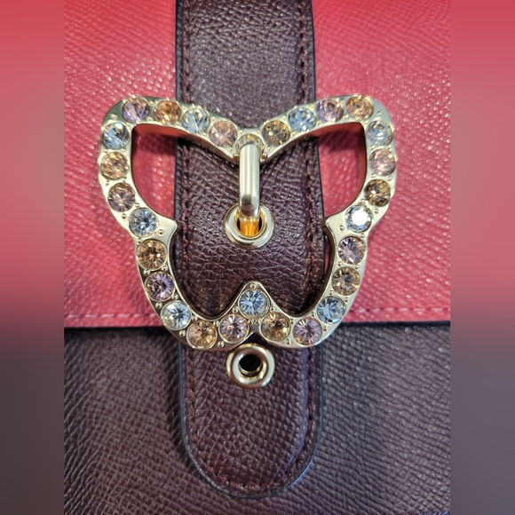 Coach Gemma Crossbody Bag in Colorblock with Butterfly Buckle. - Picture 11 of 11